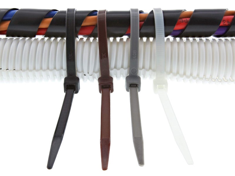 SECURE CABLETIES Secure 8 Inch Brown 50 lb Standard Nylon Cable Tie - 100 Pack - Image 4